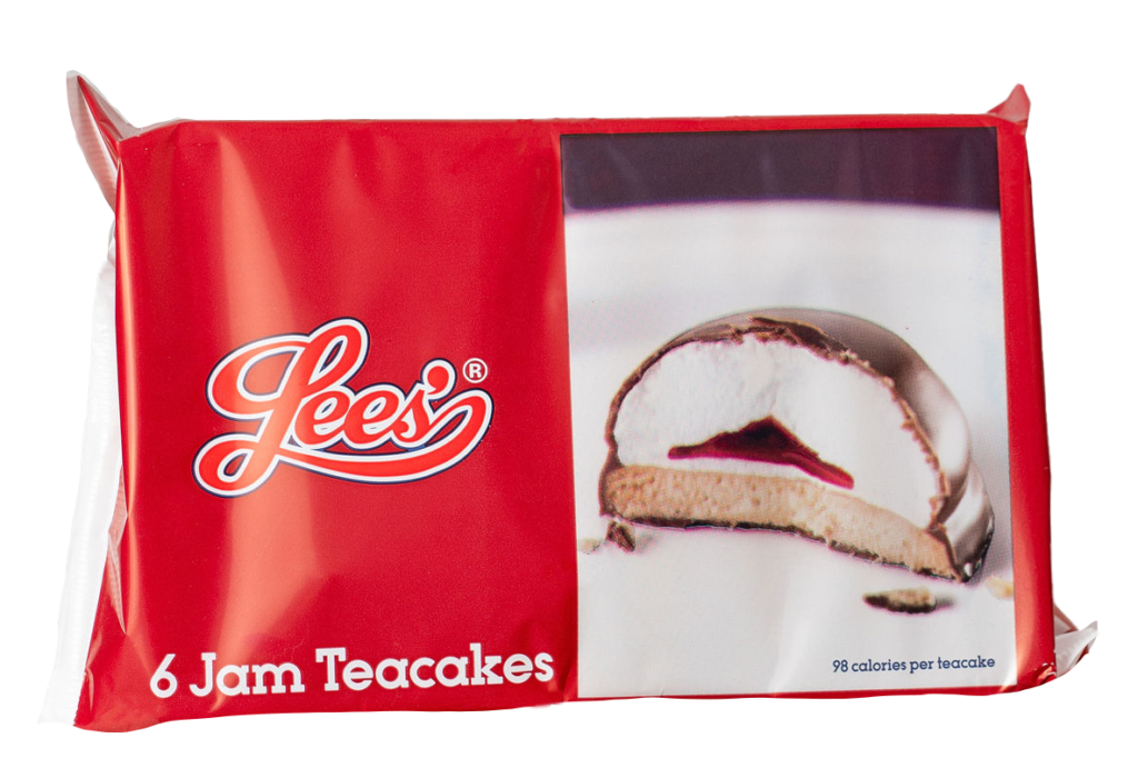Lees 6 pack Jam Teacakes Lees of Scotland