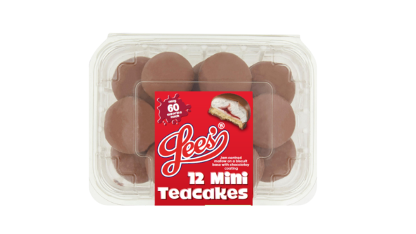 Lees 12 Mini Jam Teacakes